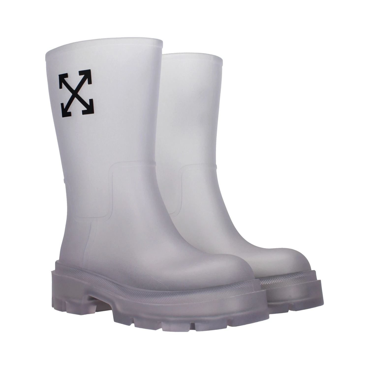 Transparent Pvc Ankle Boots
