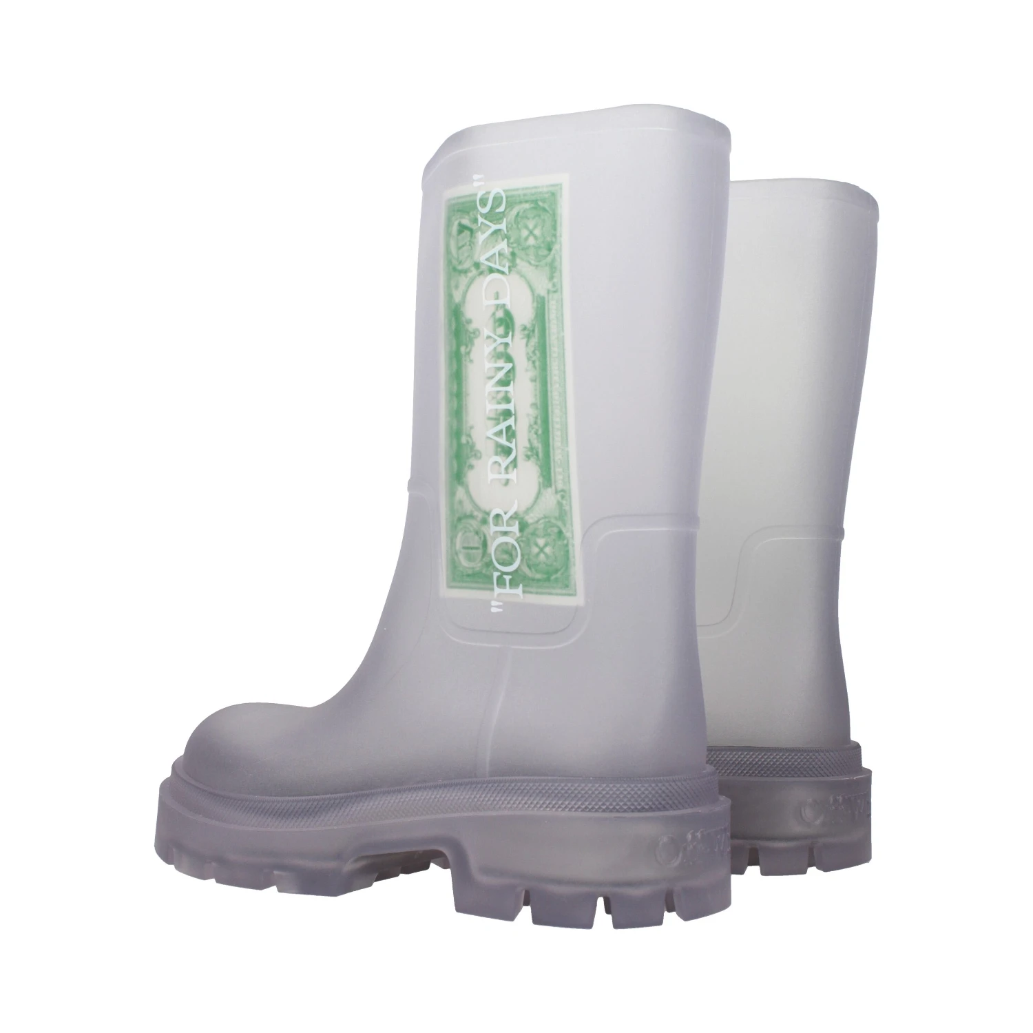 Transparent Pvc Ankle Boots