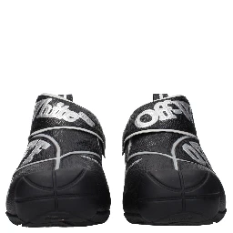 Black Leather High Top Sneakers