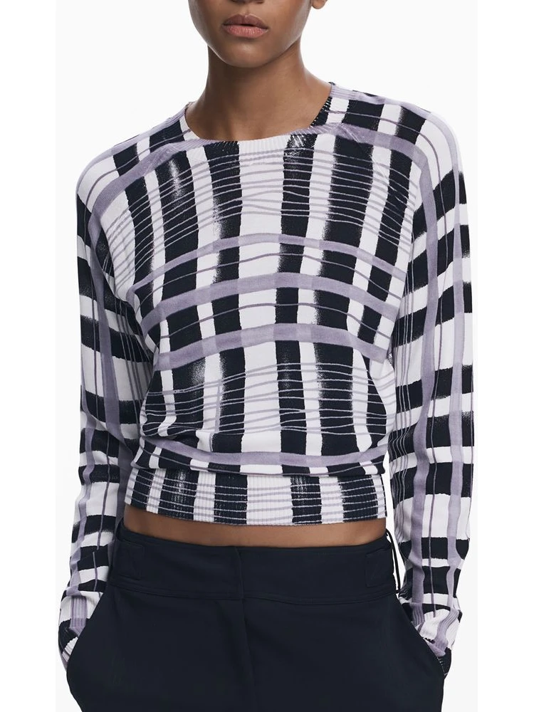 White Viscose Women Sweater