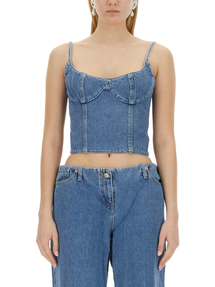 DENIM CORSET