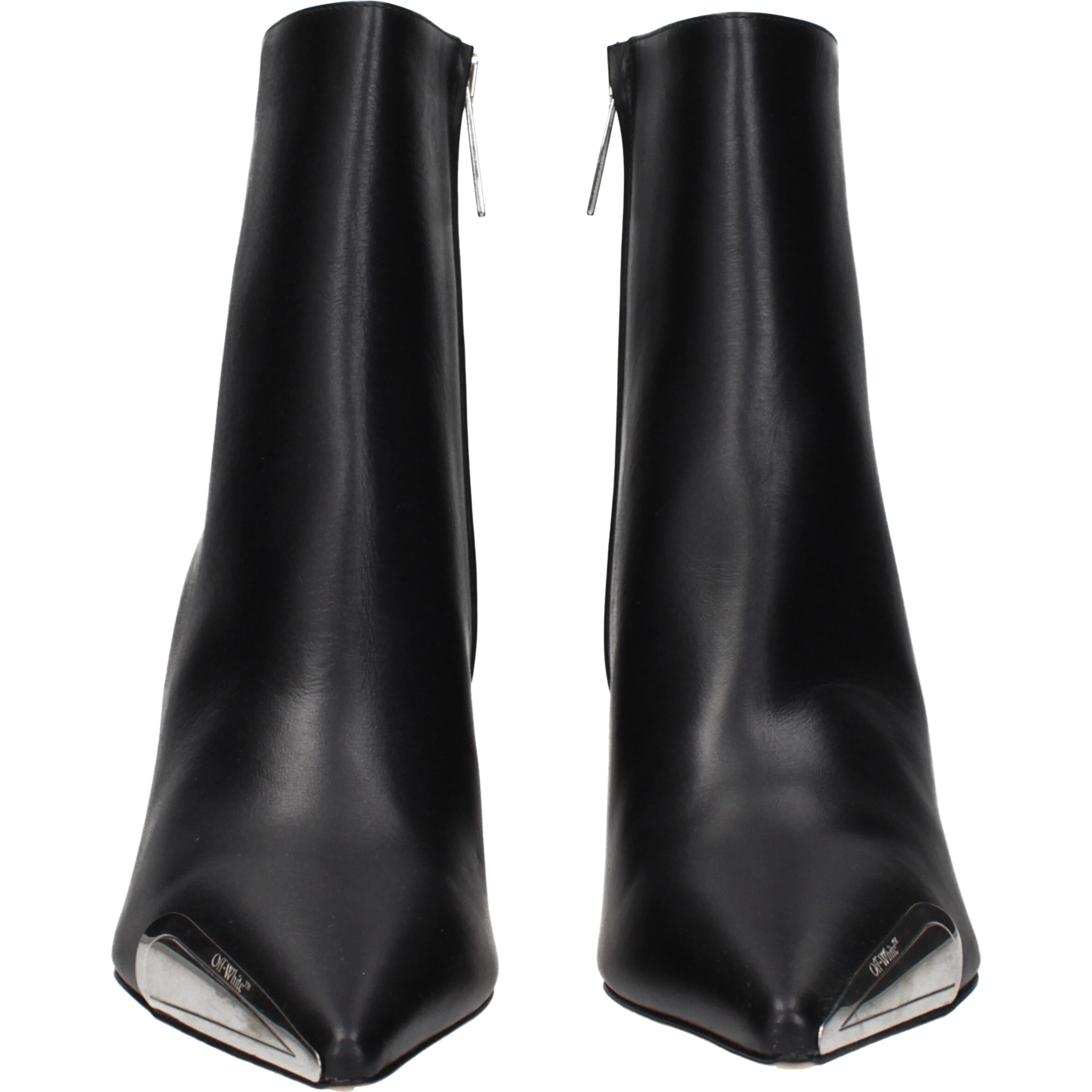 Black Leather Ankle Boots