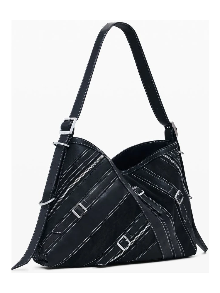 Black Polyethylene Women Handbag alternative
