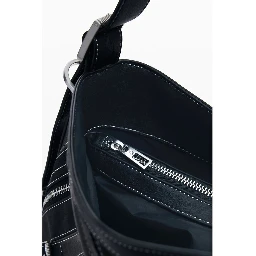 Black Polyethylene Women Handbag