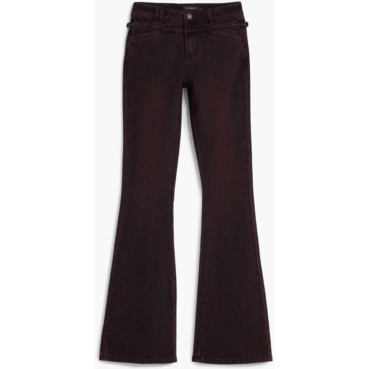 Purple Cotton Women Jeans