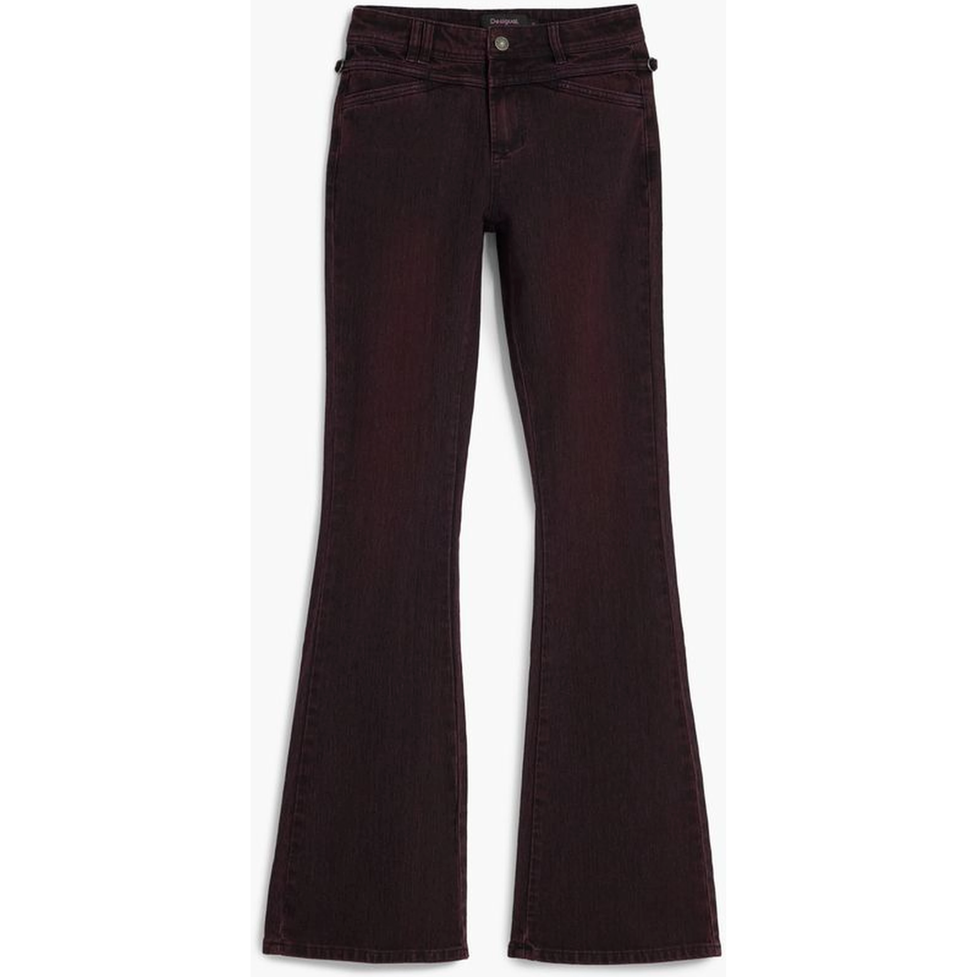 Purple Cotton Women Jeans