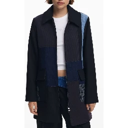 Black Cotton Women Jacket