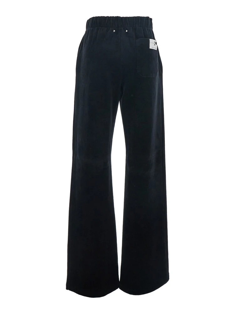 Black Jogger Pants with Elastic Waistband in Cotton Blend Man alternative
