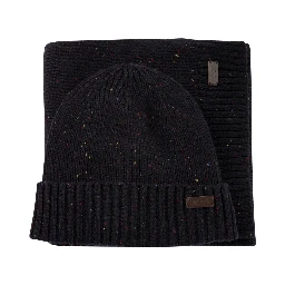 "Carlton Fleck" cap and scarf set