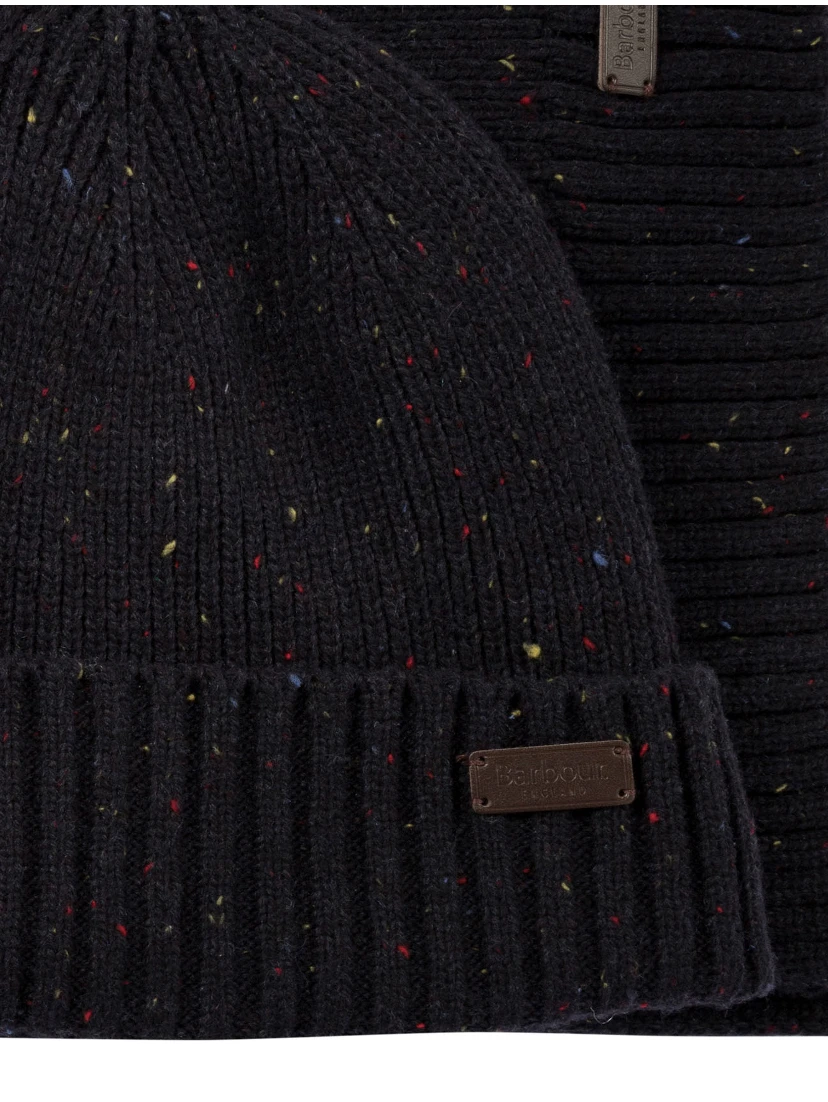 "Carlton Fleck" cap and scarf set