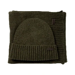 "Carlton Fleck" cap and scarf set