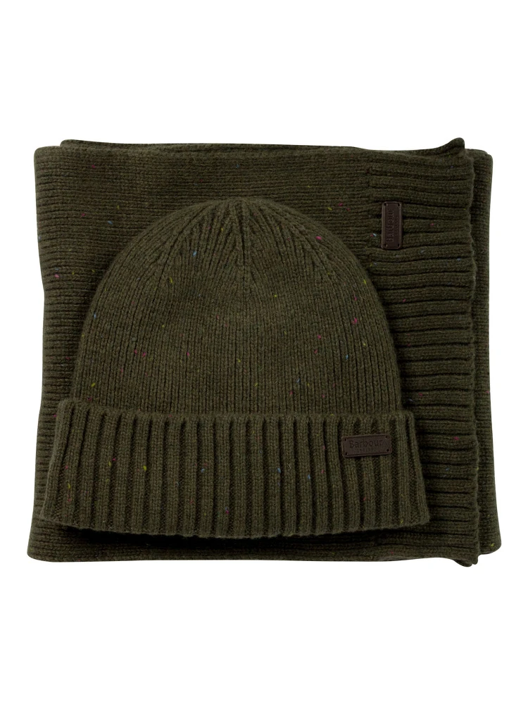 "Carlton Fleck" cap and scarf set