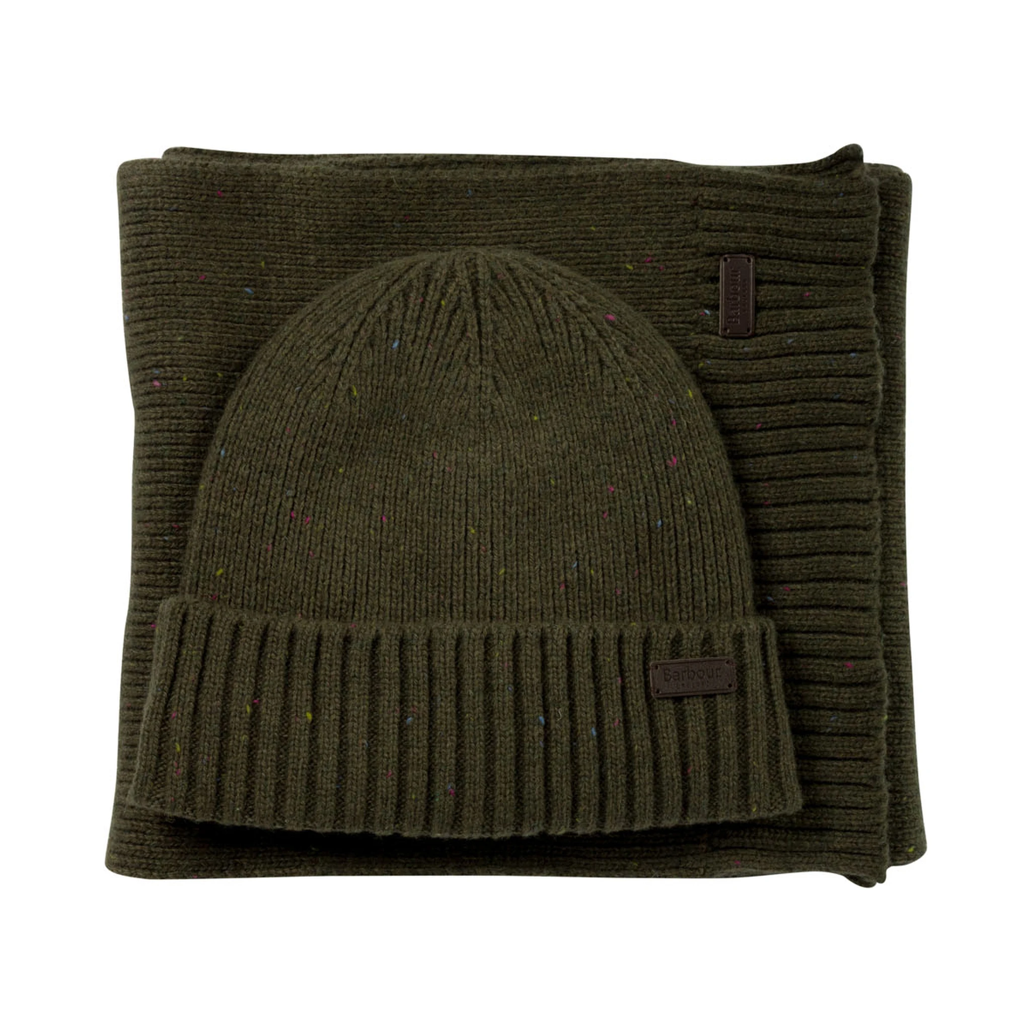 "Carlton Fleck" cap and scarf set