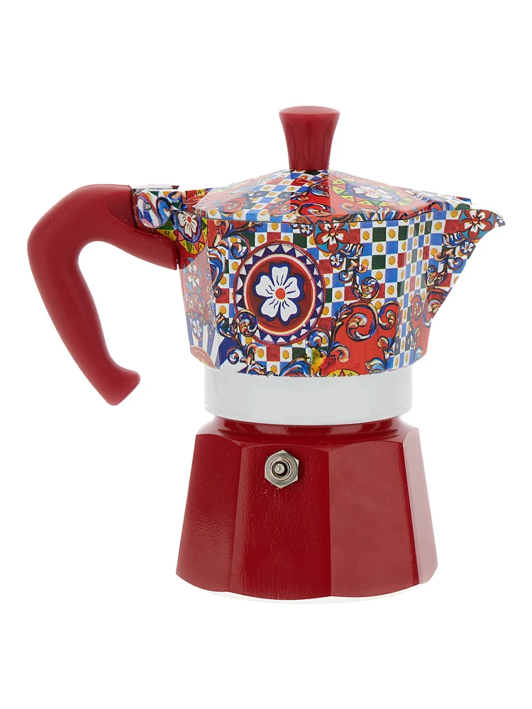 Express Medium BIALETTI Multicolor Moka with Carretto Siciliano Motif in Tech Materials alternative