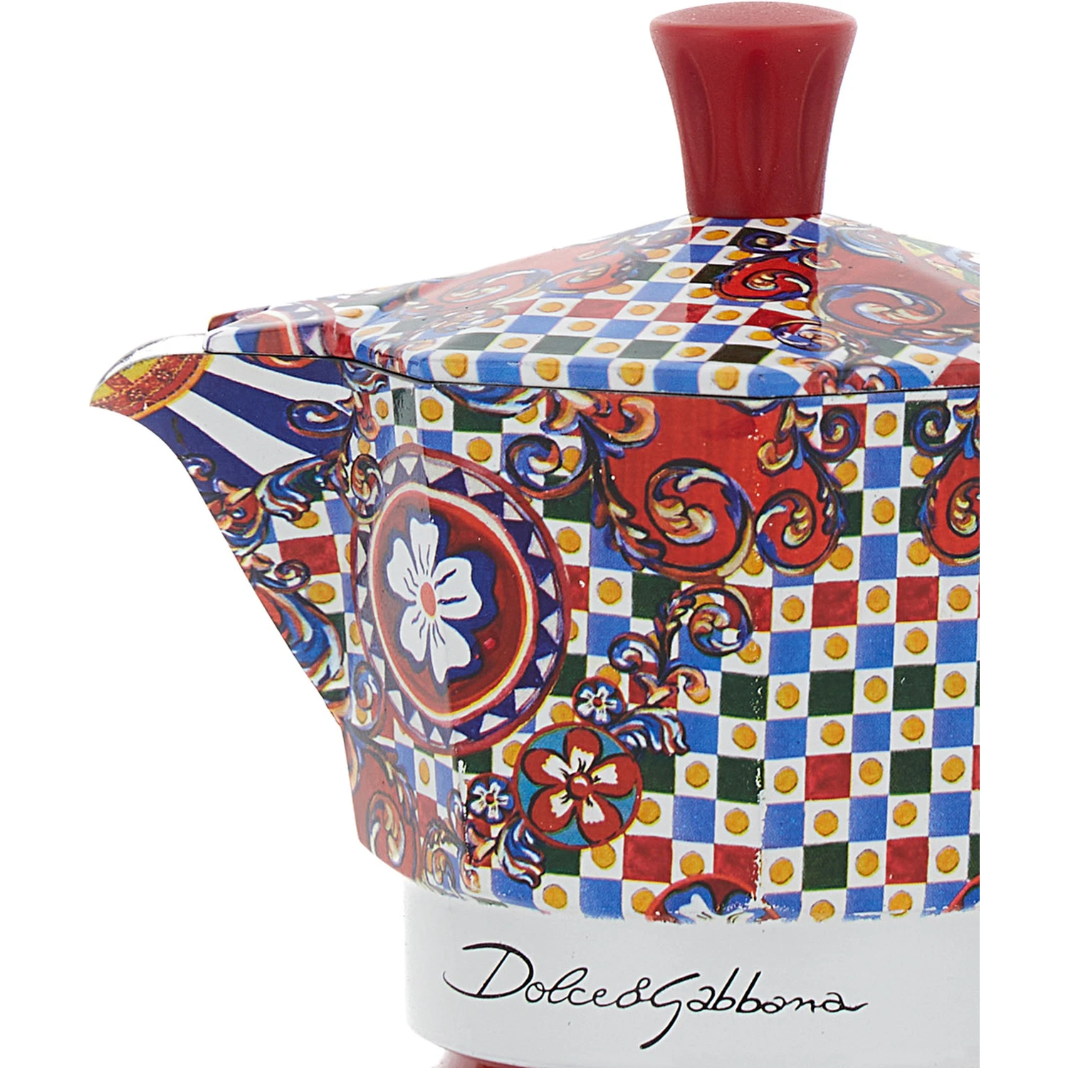 Express Medium BIALETTI Multicolor Moka مع تصميم Carretto Siciliano بمواد تقنية