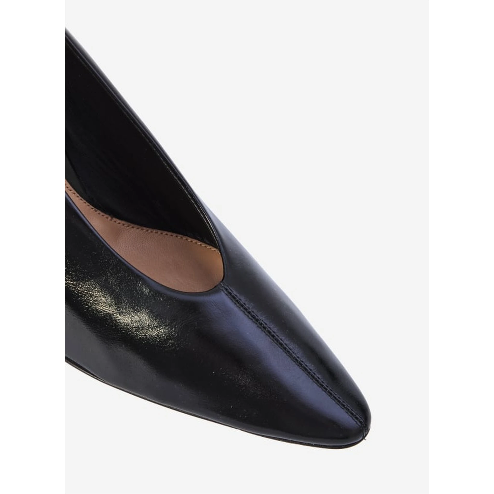 "Sofia" leather pumps