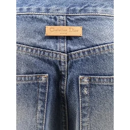 Flared jeans with destroyed effect