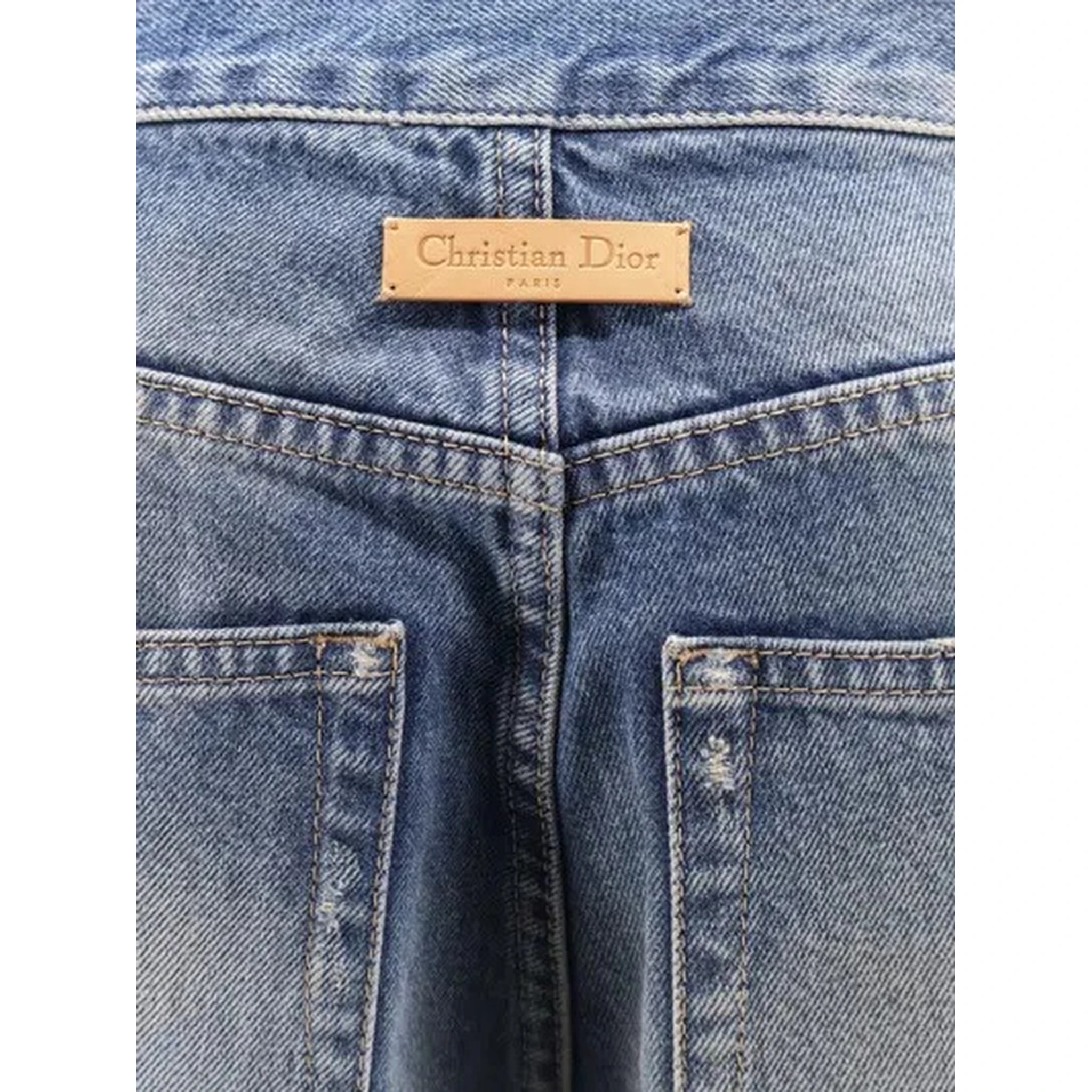 Flared jeans with destroyed effect