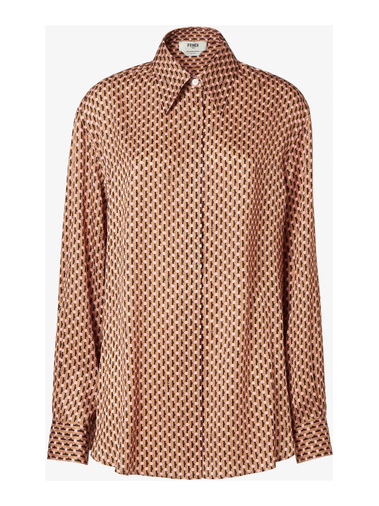 "Fendi Dots" silk shirt
