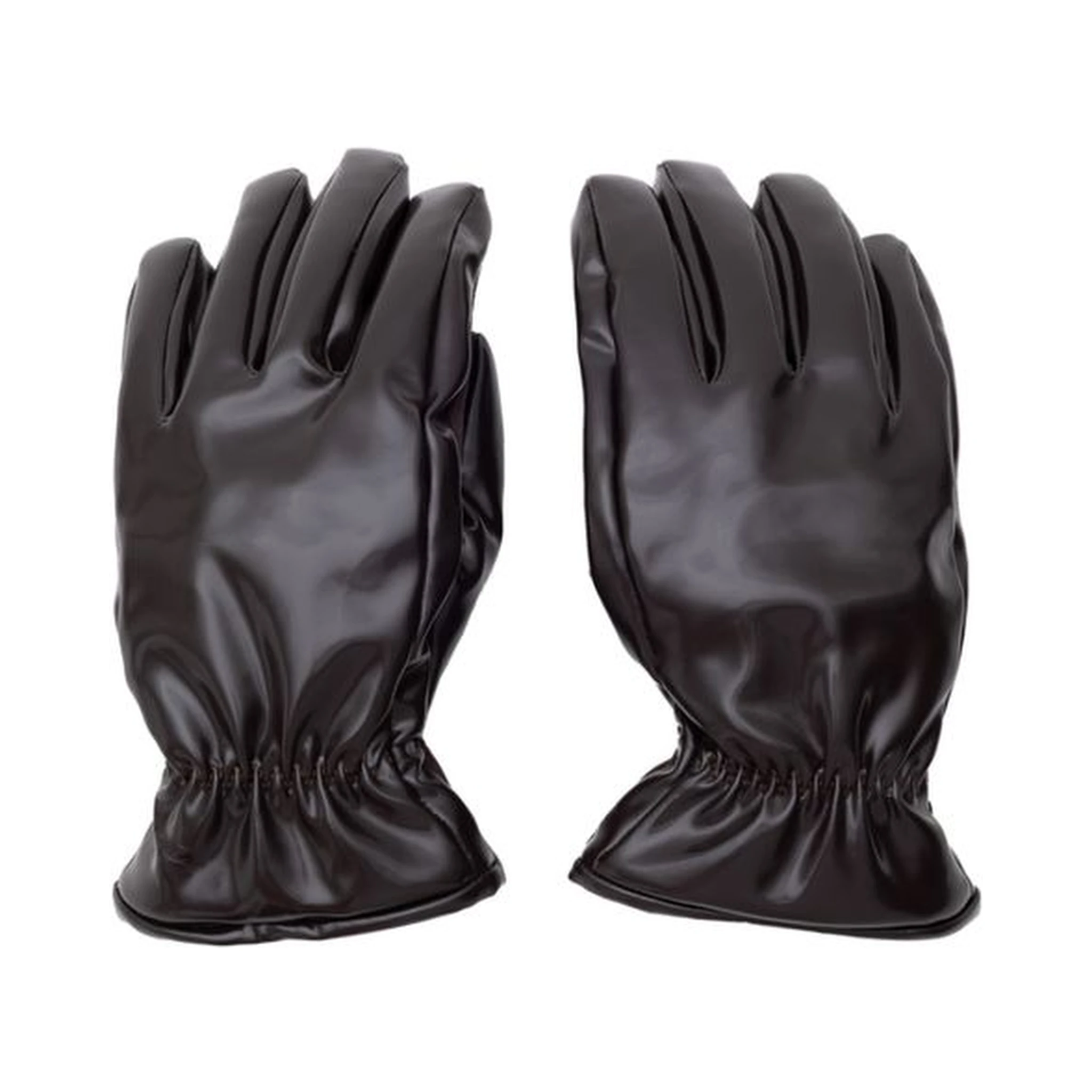 Brown Polyester Gloves