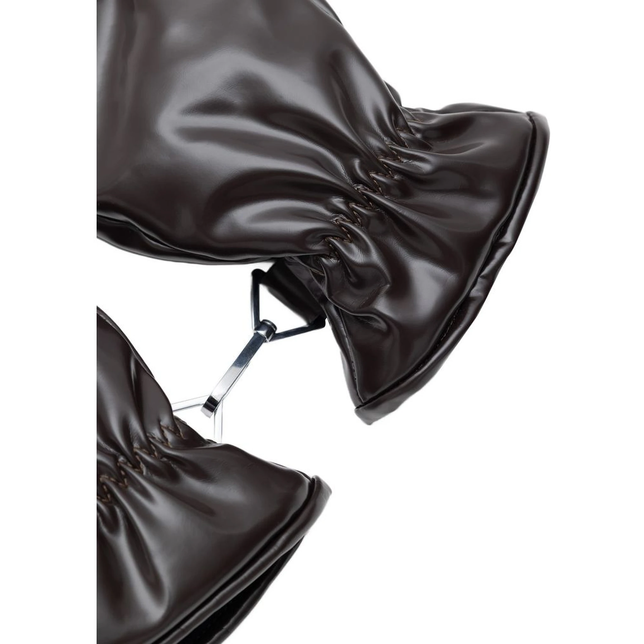 Brown Polyester Gloves