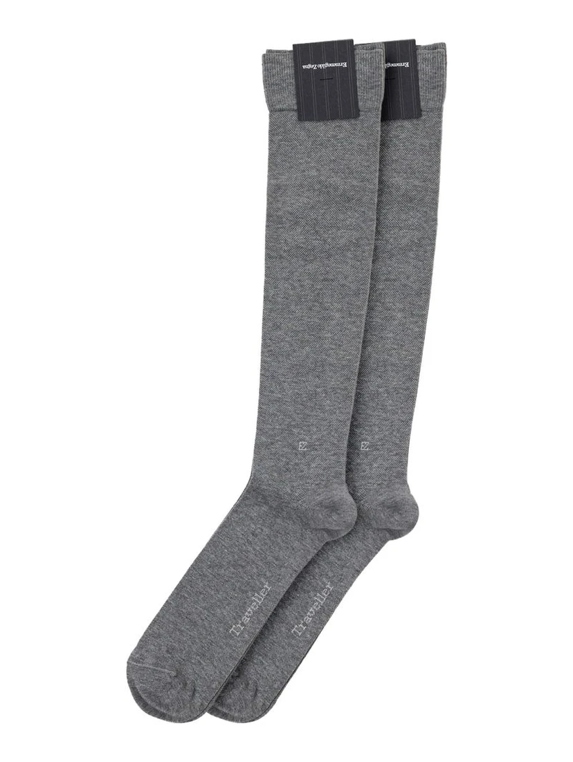 Gray Cotton Socks