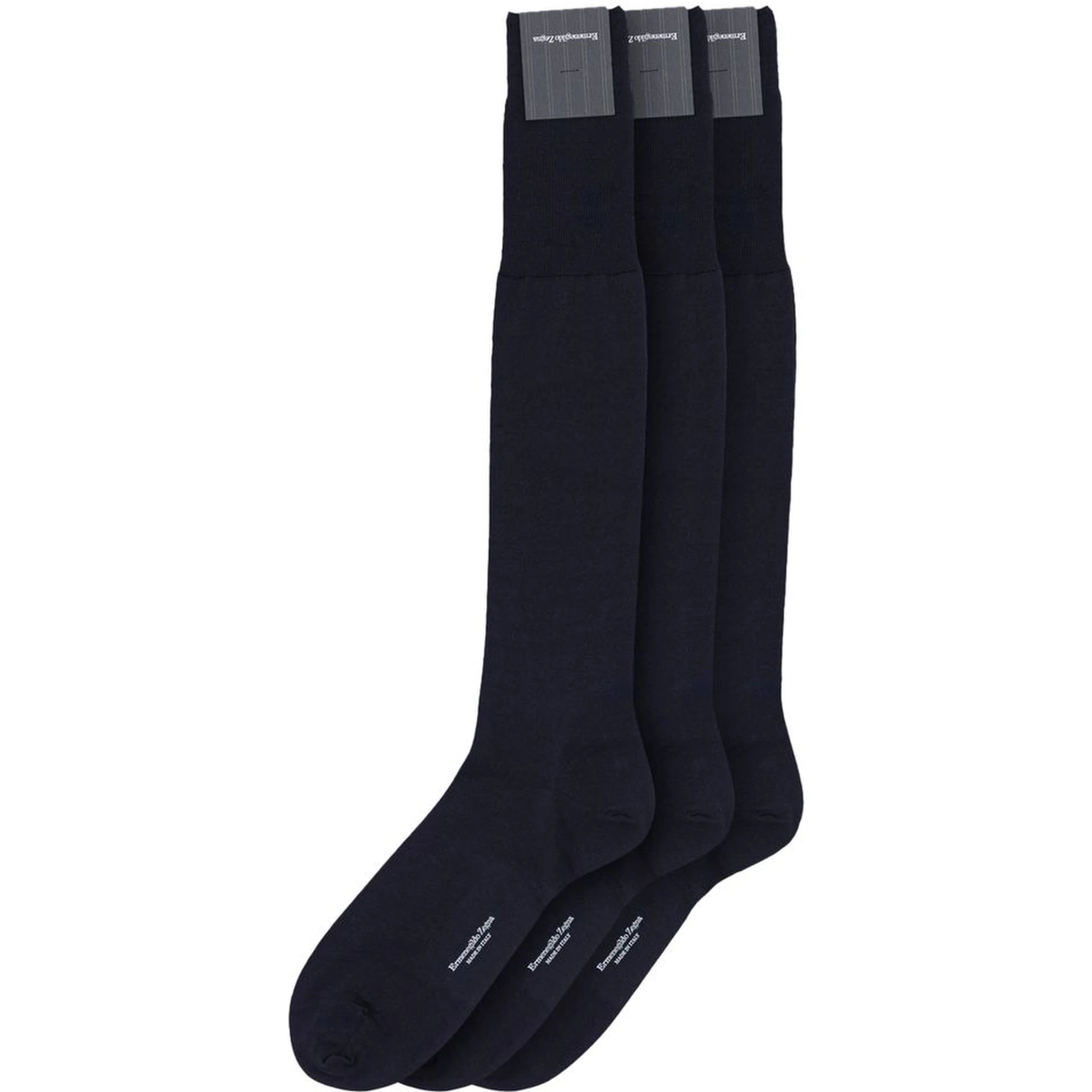 Navy Blue Wool Socks