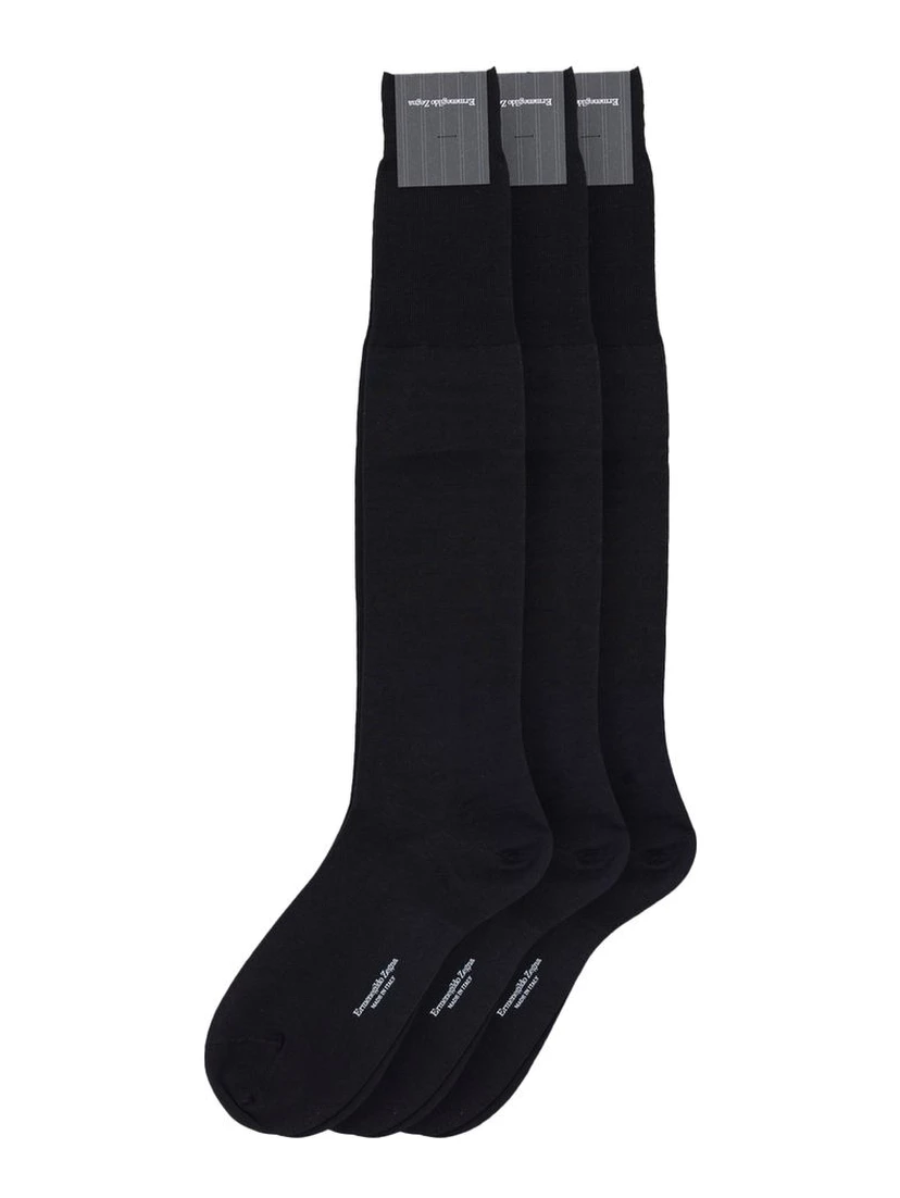 Black Wool Socks