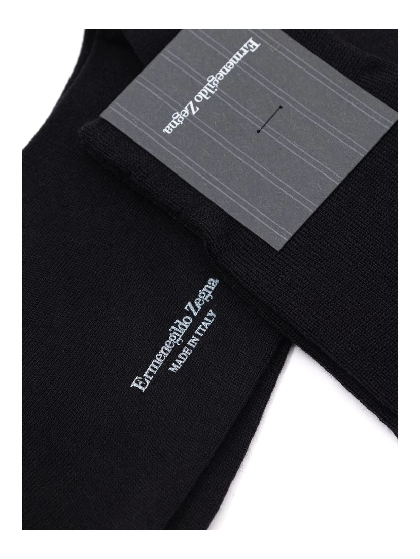 Black Wool Socks