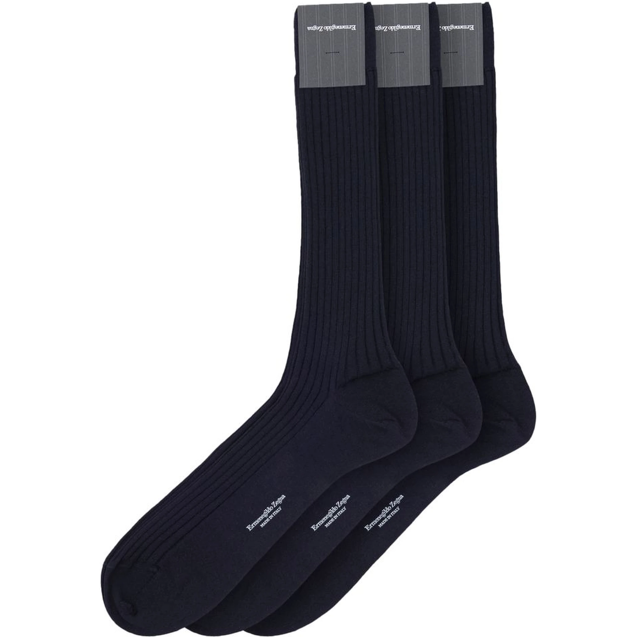 Navy Blue Wool Socks
