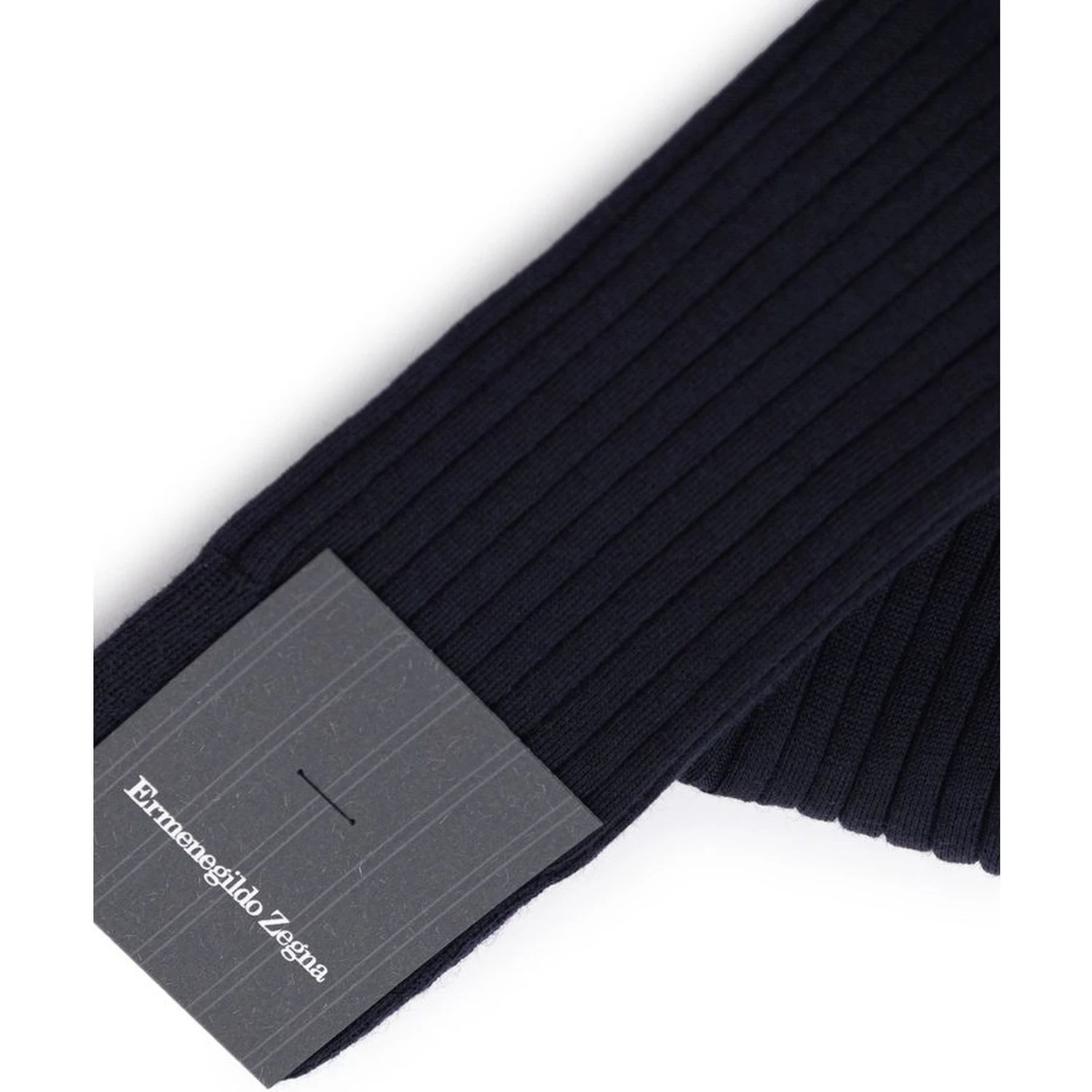 Navy Blue Wool Socks