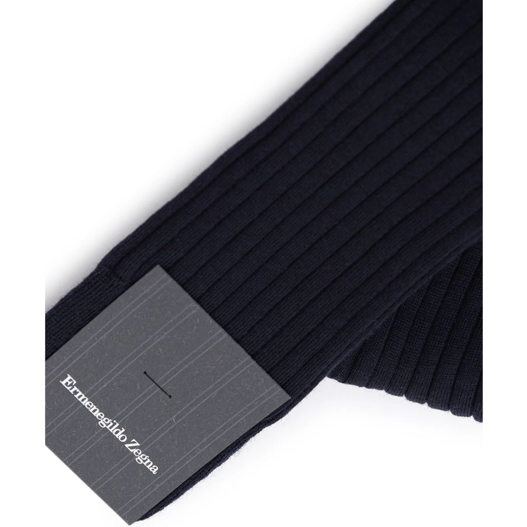 Navy Blue Wool Socks