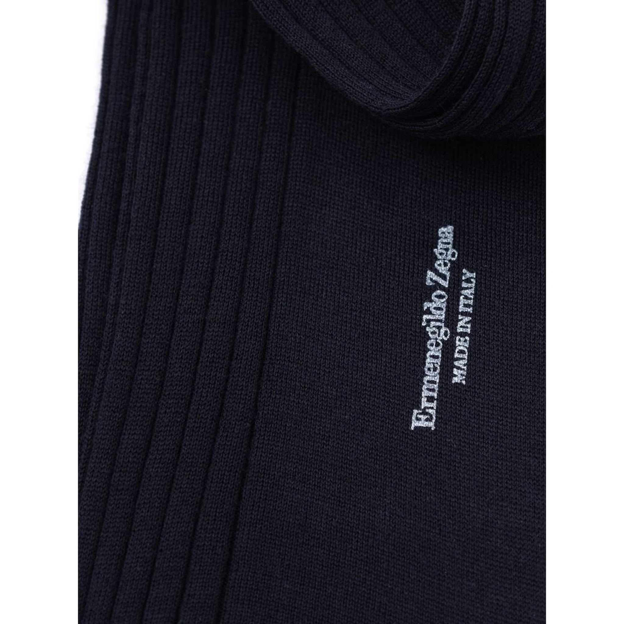 Navy Blue Wool Socks