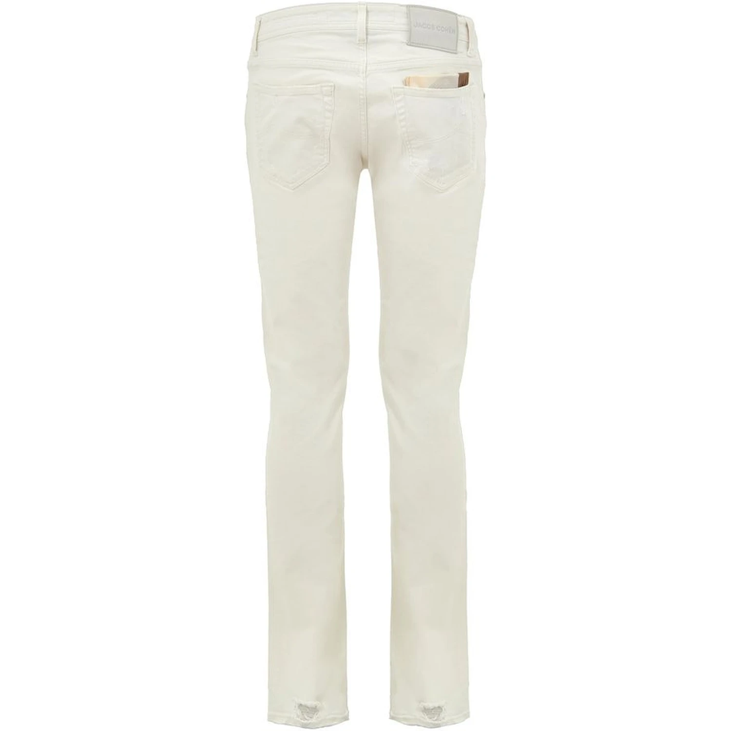 White Cotton Skinny Jeans