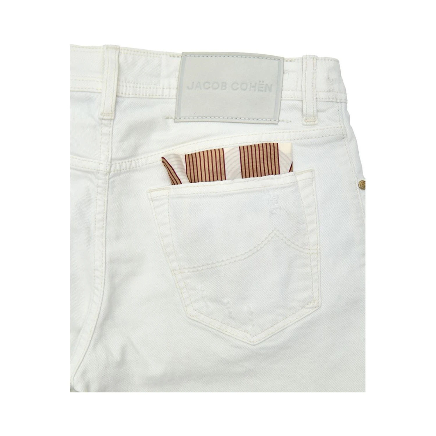 White Cotton Skinny Jeans