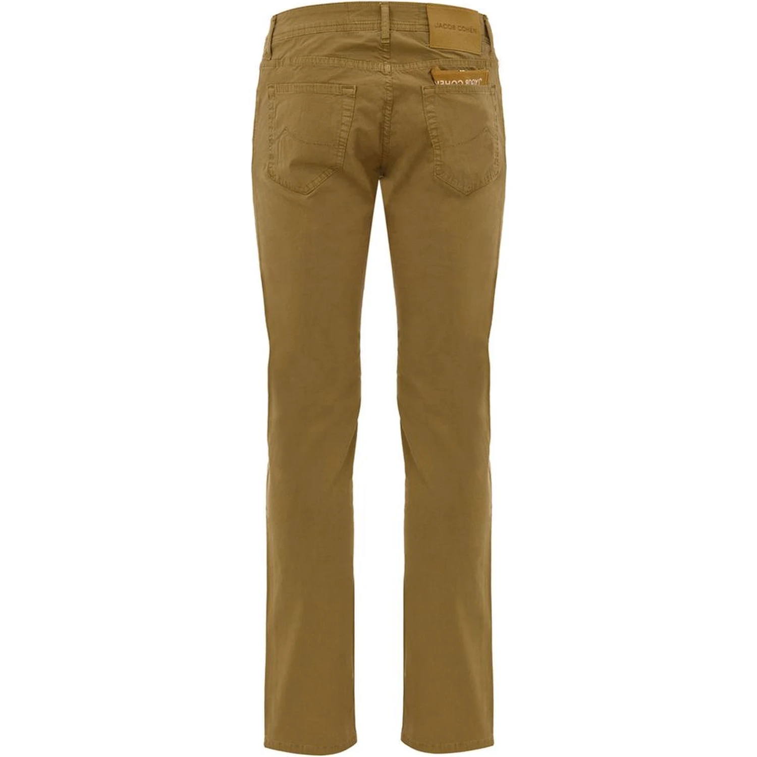 Yellow Cotton Skinny Pants
