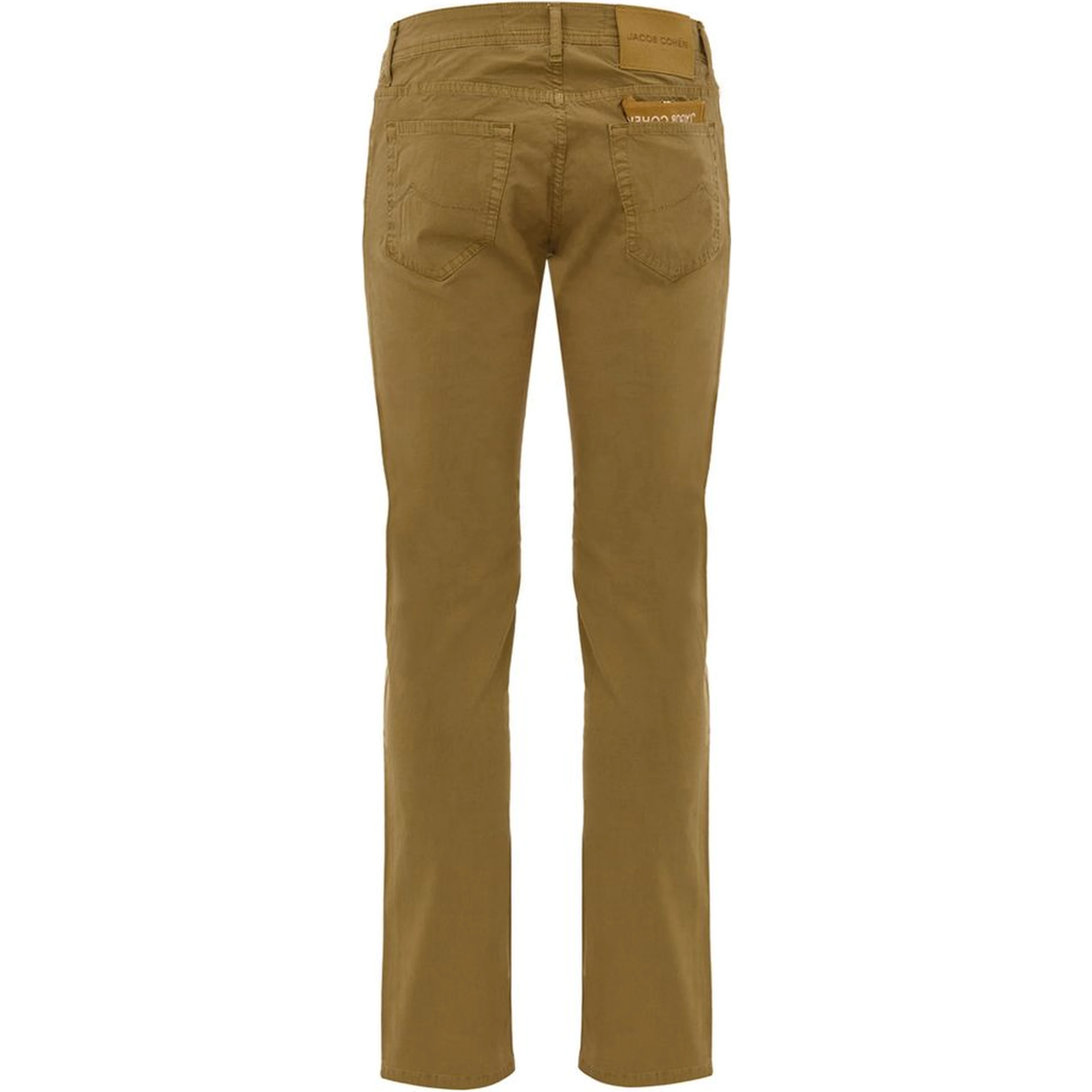 Yellow Cotton Skinny Pants