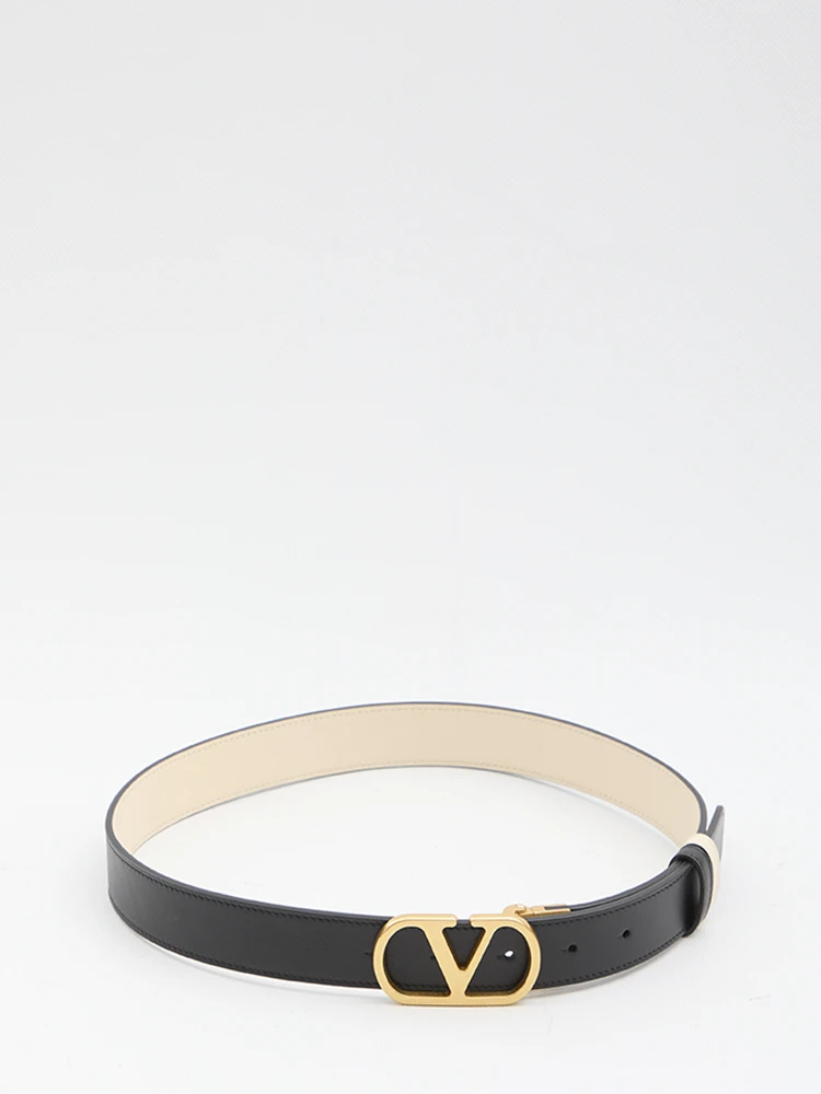 Reversible VLogo Signature belt