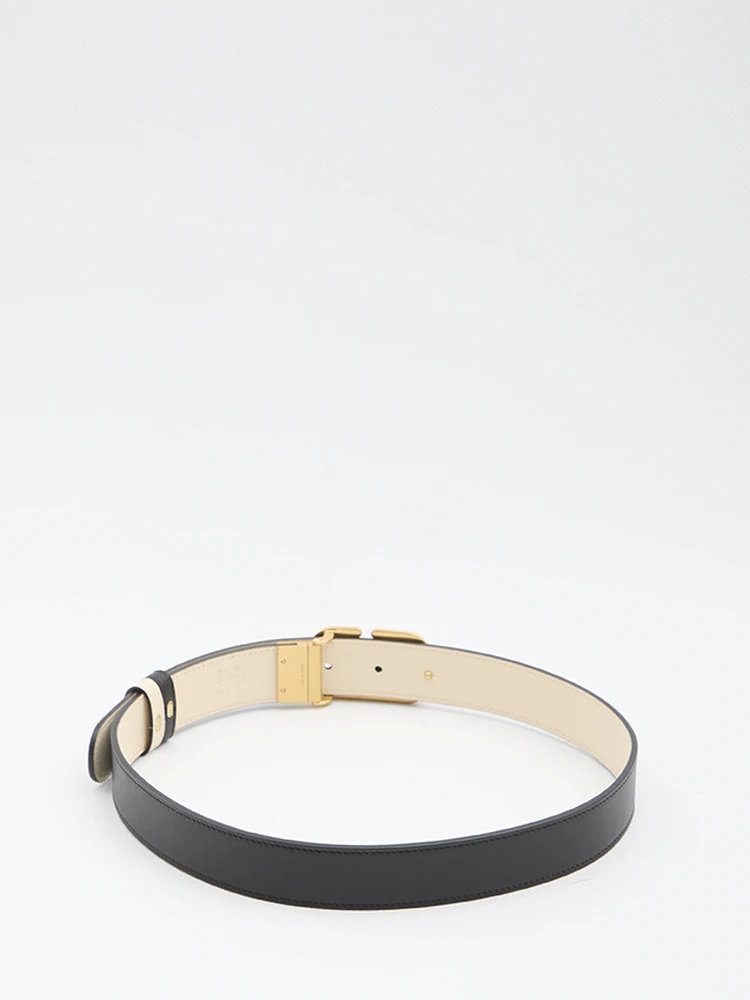Reversible VLogo Signature belt alternative