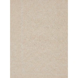 Beige Rectangular Scarf with All-Over Motif and Frayed Hem in Fabric Woman