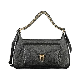 Black Leather Women Handbag