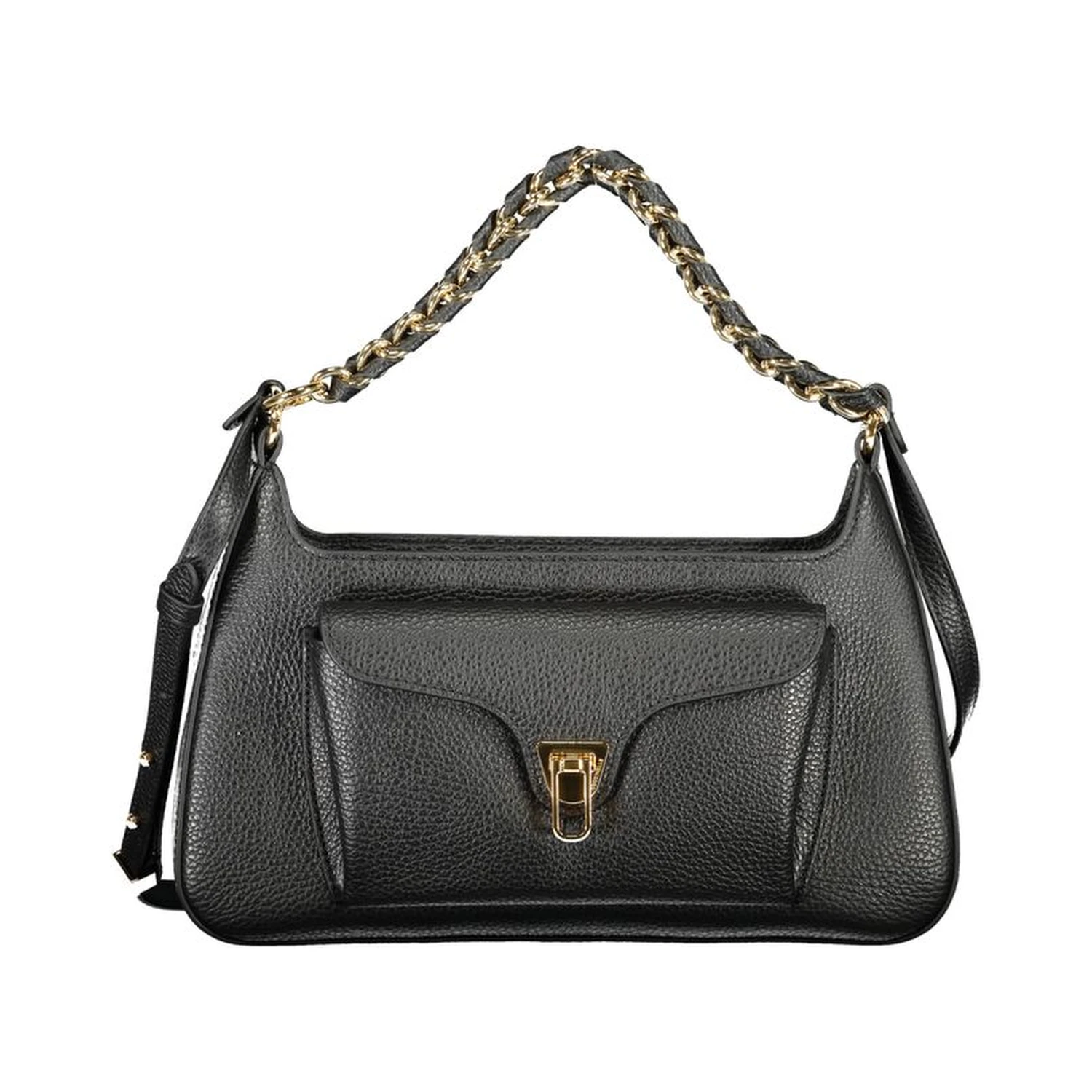 Black Leather Women Handbag