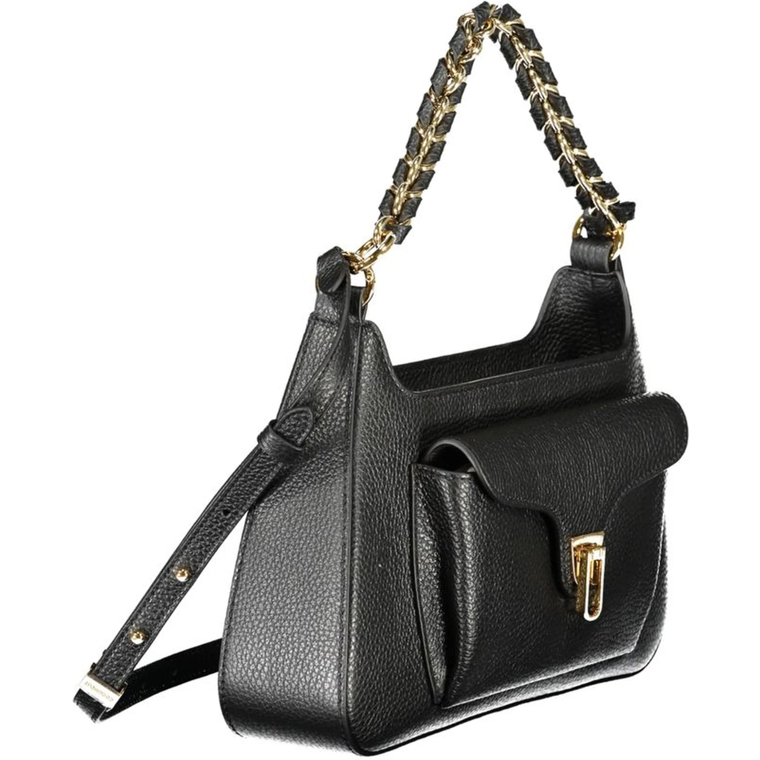 Black Leather Women Handbag