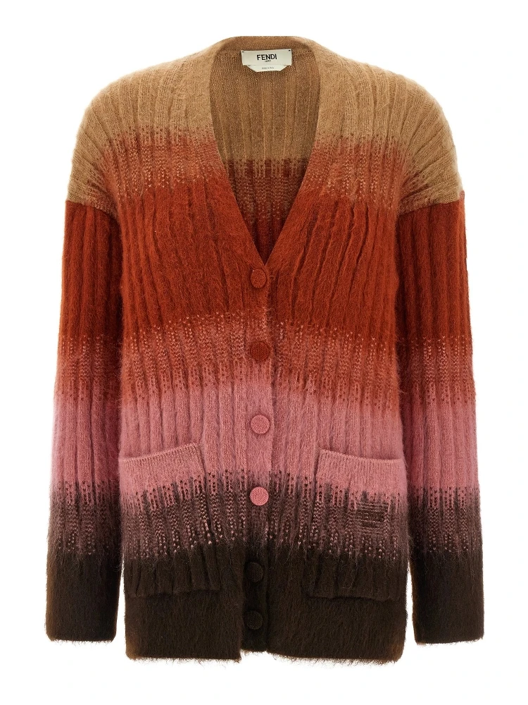 Mohair wool cardigan