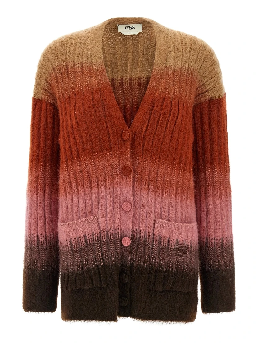 Mohair wool cardigan