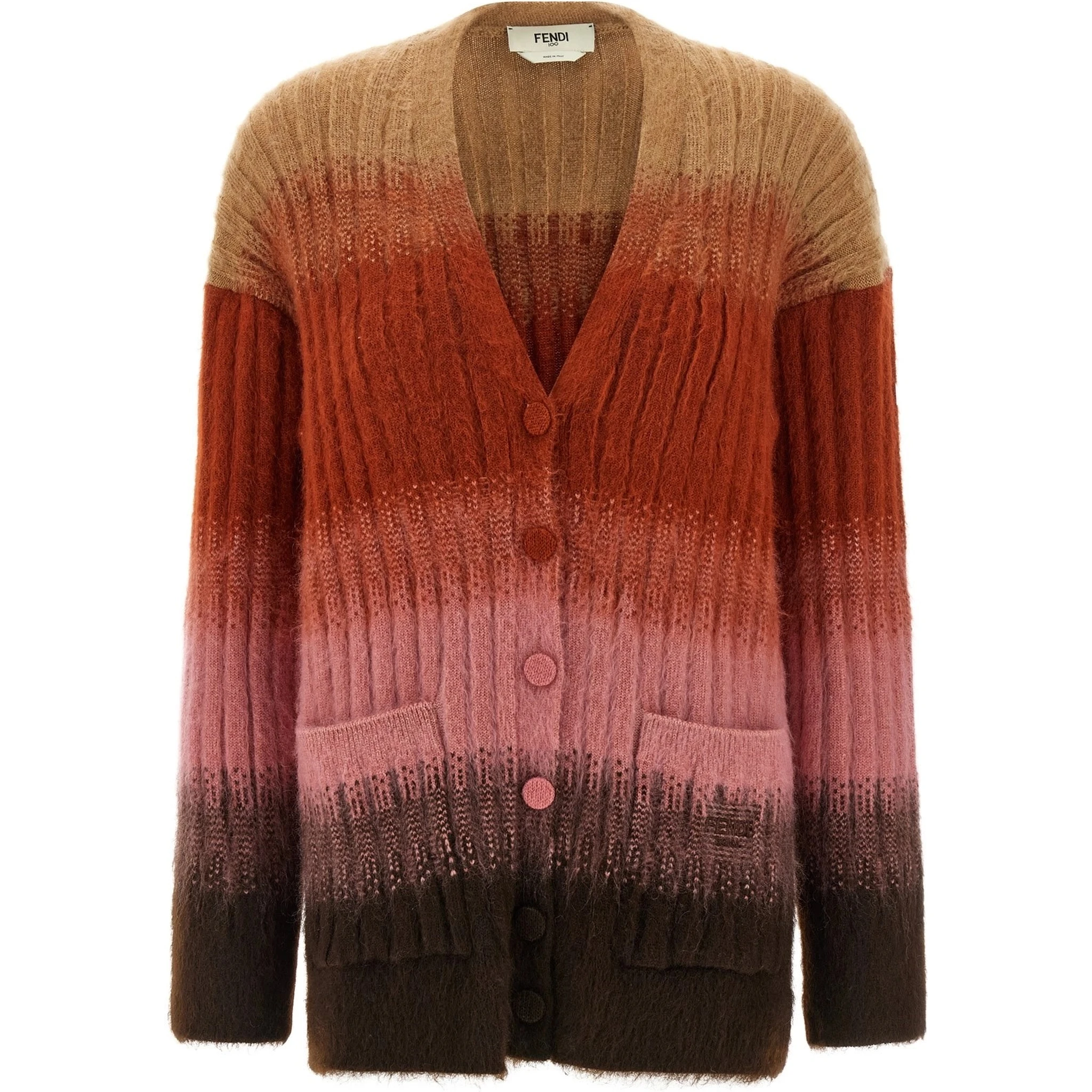 Mohair wool cardigan