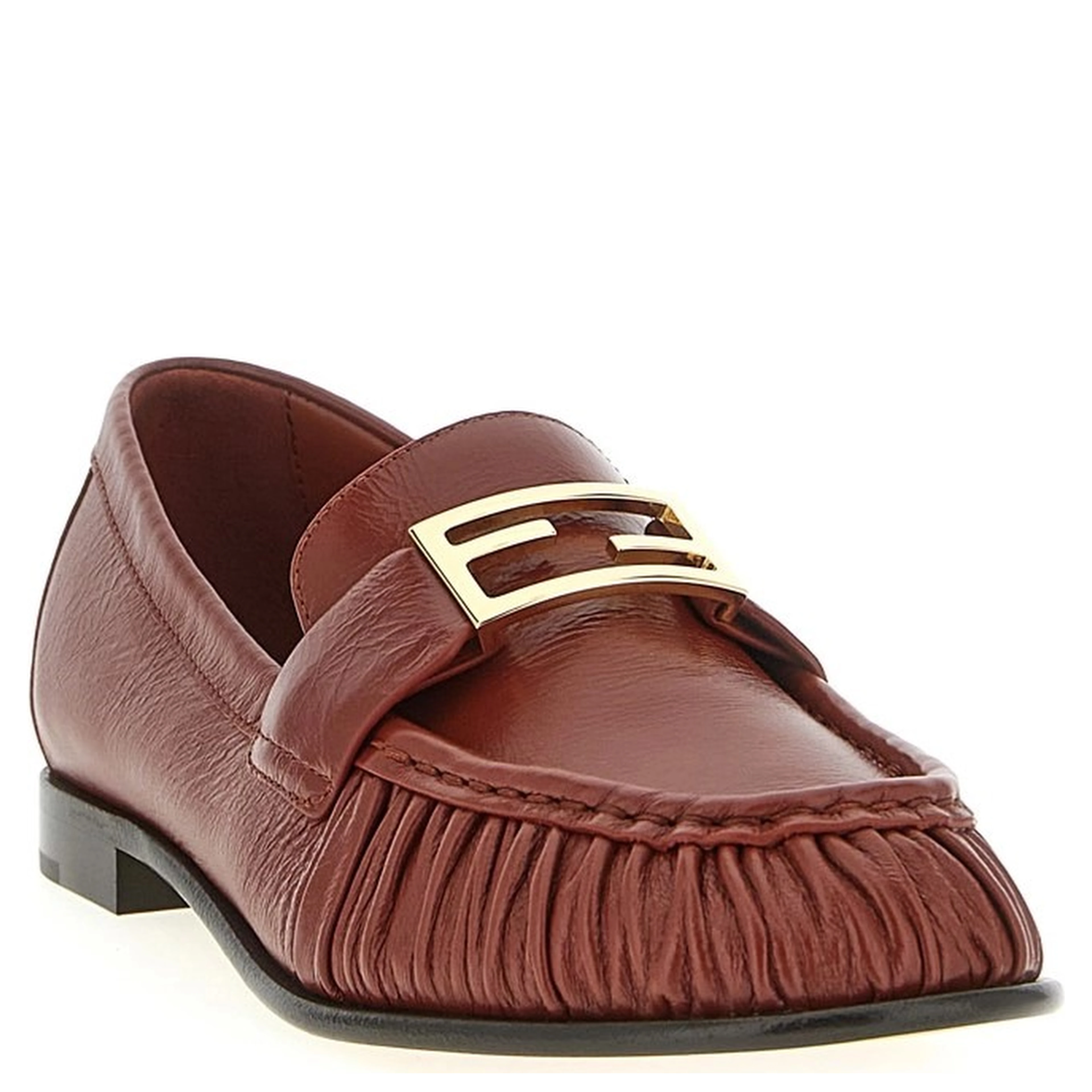 "Baguette" leather loafers