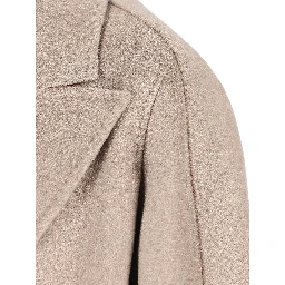 معطف أنجوس من الصوف الخالص المزدوج