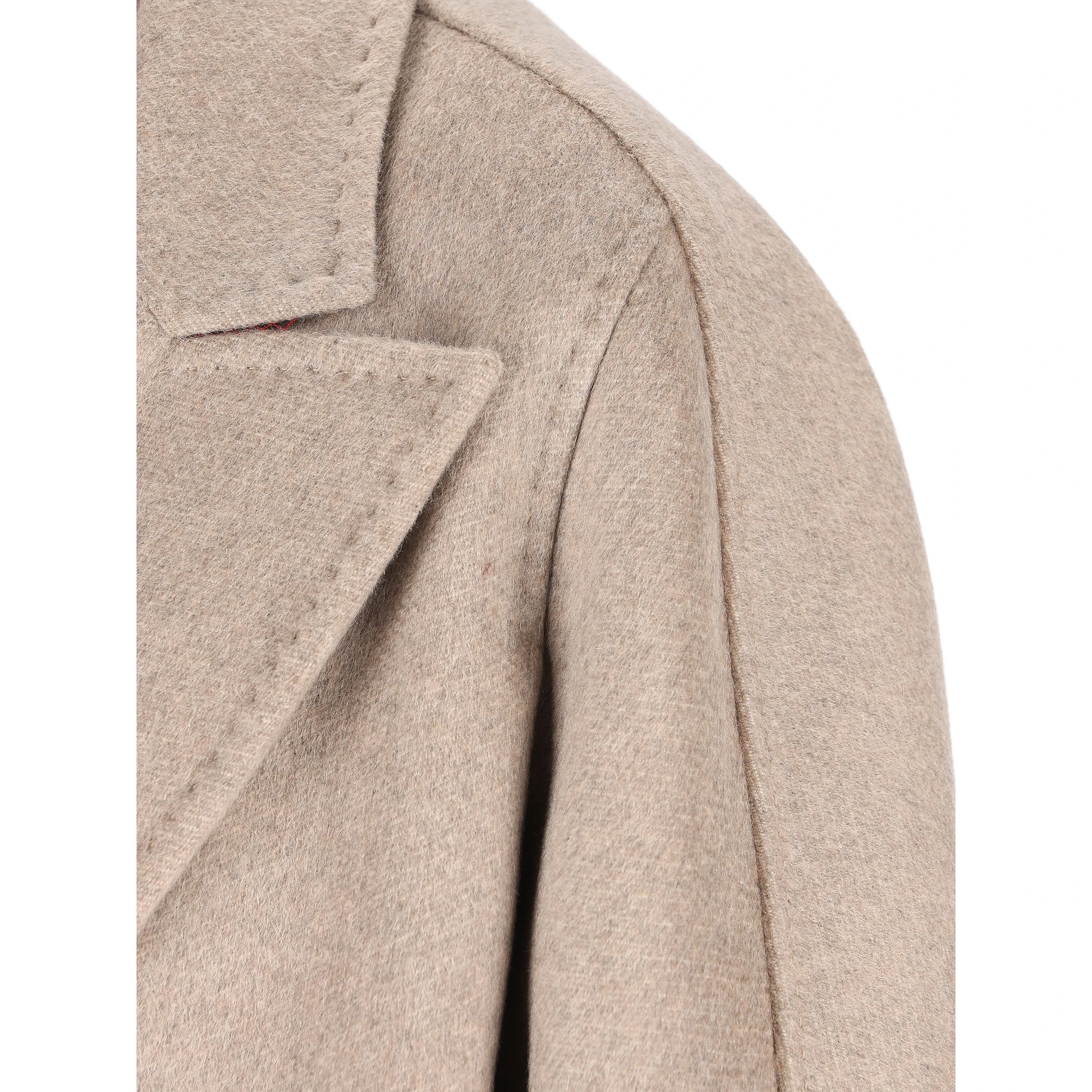 معطف أنجوس من الصوف الخالص المزدوج