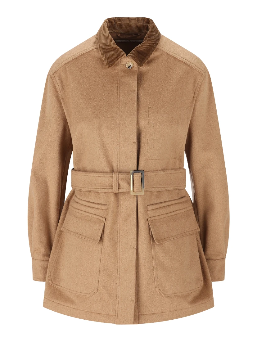 Leva jacket in pure double wool